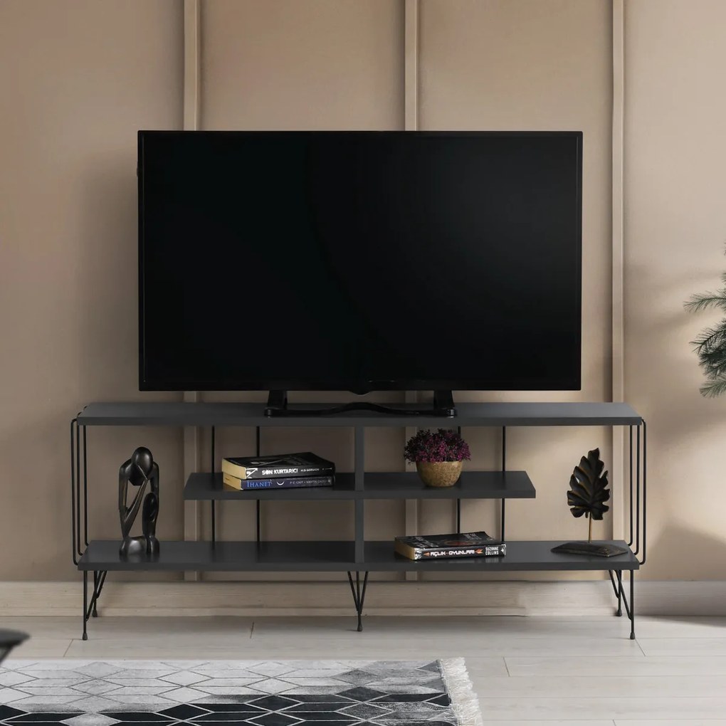 Stolik pod telewizor Eze Anthracite