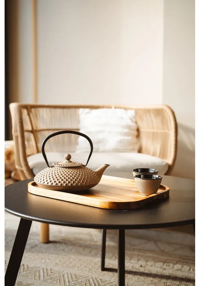 Beżowe żeliwne filiżanki zestaw 2 szt. 100 ml Xilin – Bredemeijer