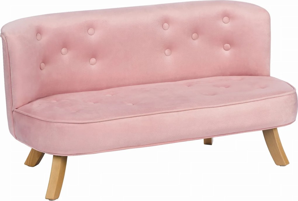 Nierozkładana sofa dziecięca Somebunny welur