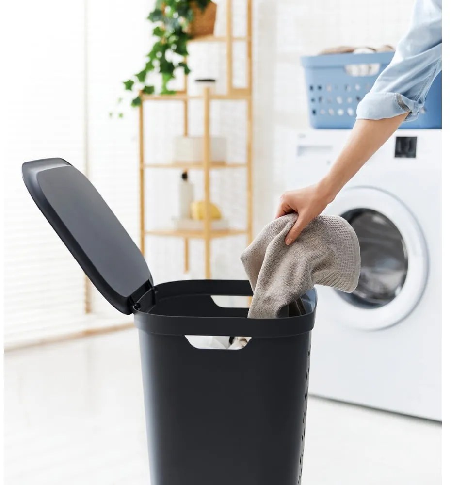 Plastikowy kosz na pranie 55 l Jona – Rotho