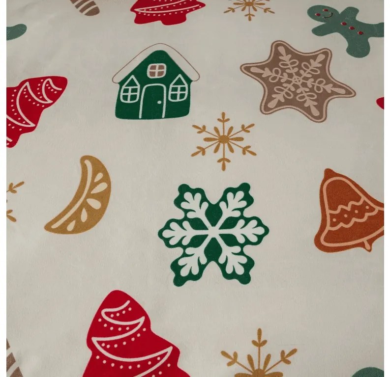 PrzytulneMieszkanie.pl PrzytulneMieszkanie.pl Flanelowa pościel z mikrofibry HOLLY kremowa Rozmiar pościeli: 70 x 90 cm | 140 x 200 cm