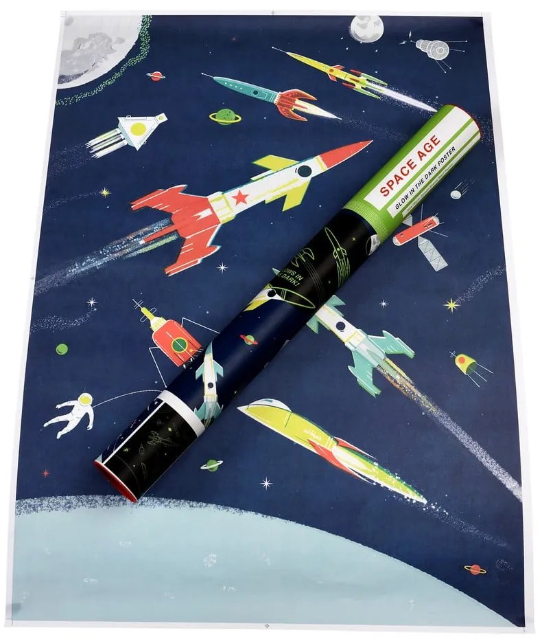 Dekoracja dziecięca Glow in the Dark Space Age – Rex London