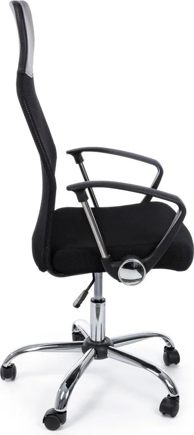 Czarne tapicerowane krzesło biurowe Dakar – Yes Everyday