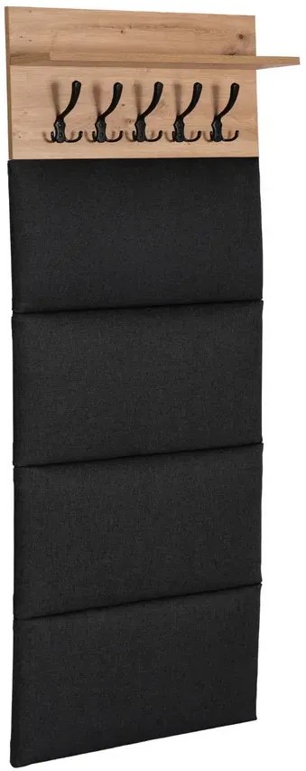 Wieszak ścienny do przedpokoju tapicerowany 60 cm  N9-C11