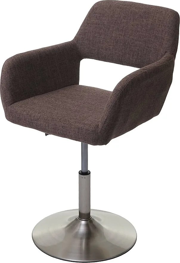 Krzesło do jadalni MCW-A50 III,  brązowe, szczotkowane nogi