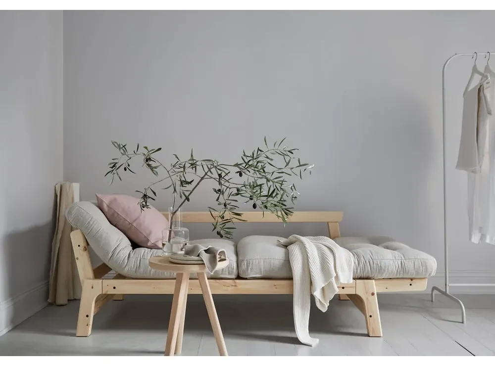 Sofa rozkładana Karup Design Step Natural Clear/Grey