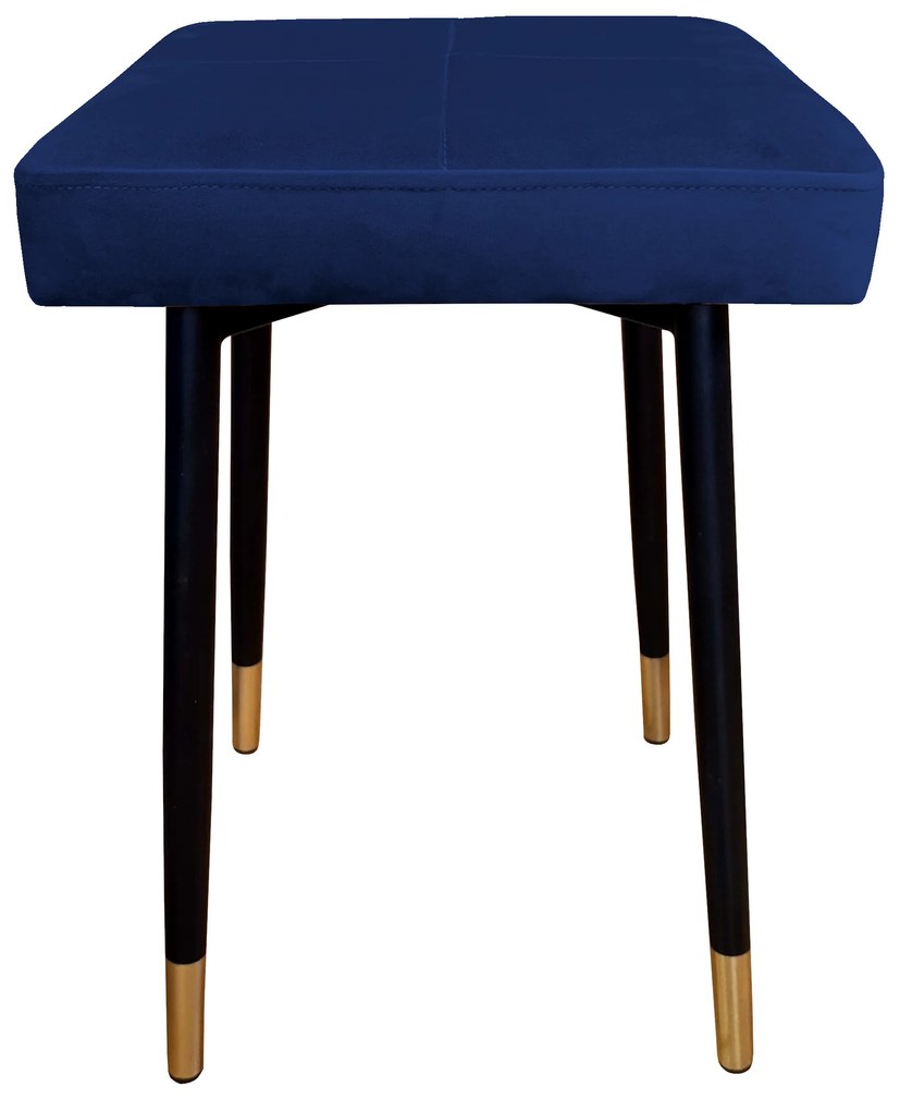 Taboret MAX MG16 granatowy podstawa czarna/złota