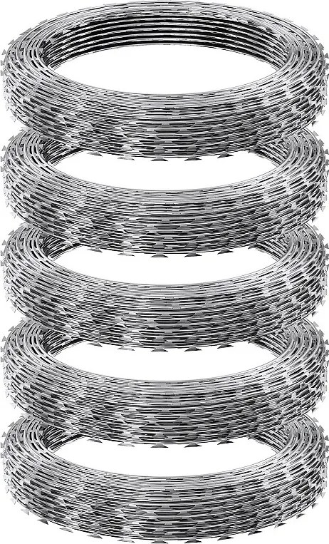 Pręt Żelazny Kolczasty SucceBuy, Ogrodzenie z Pręta Żelaznego Kolczastego o Długości 75 m, 5 Rolek