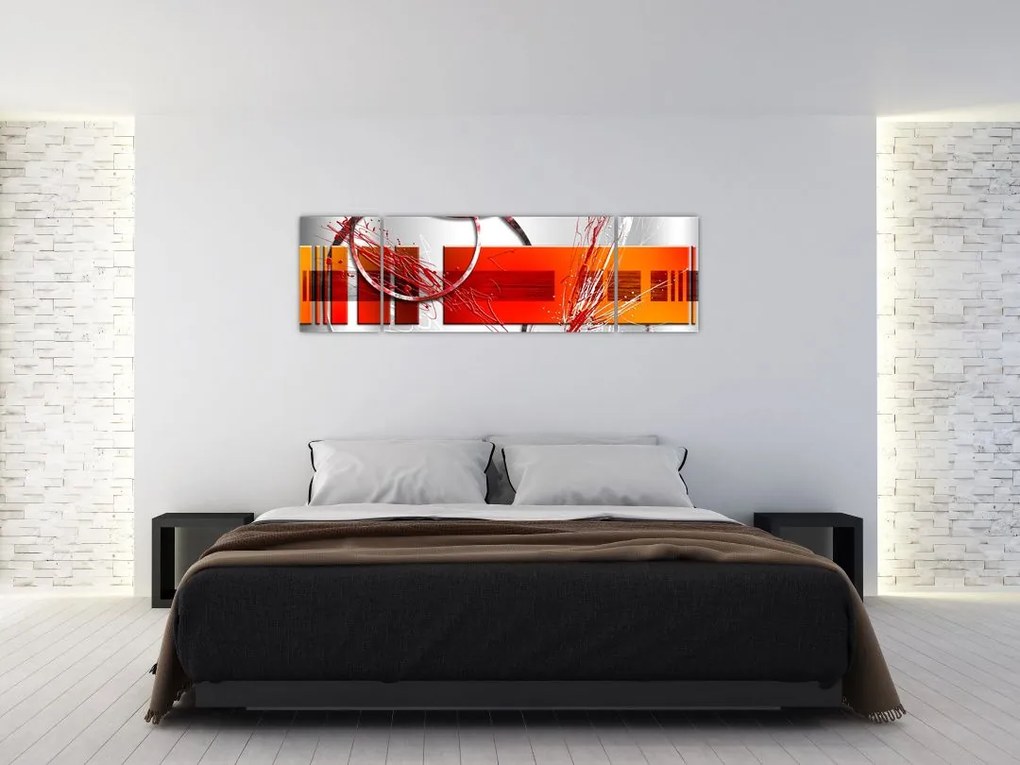 Abstrakcyjny obraz (170x50 cm)