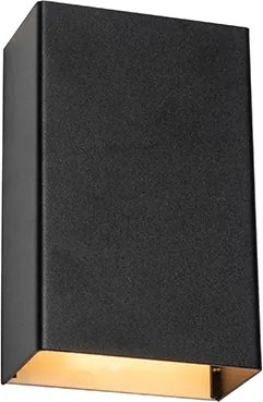 Nowoczesna lampa ścienna czarna - Otan S