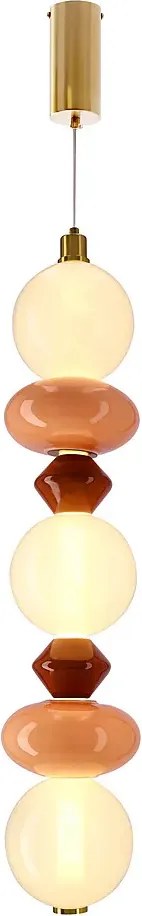 Szklana lampa wisząca 3 punktowa LED E9-S31