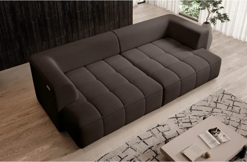 Sofa kanapa ALBIO BigSofa kanapa z elektryczną regulacją siedziska WERSAL