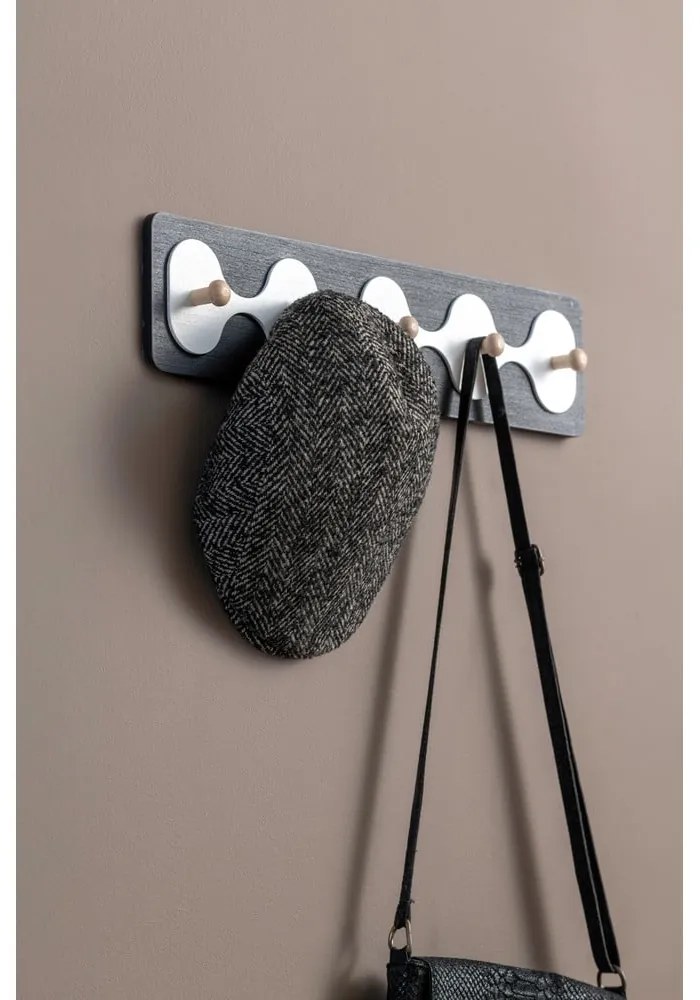 Czarny wieszak ścienny 48 cm Rizar – PT LIVING