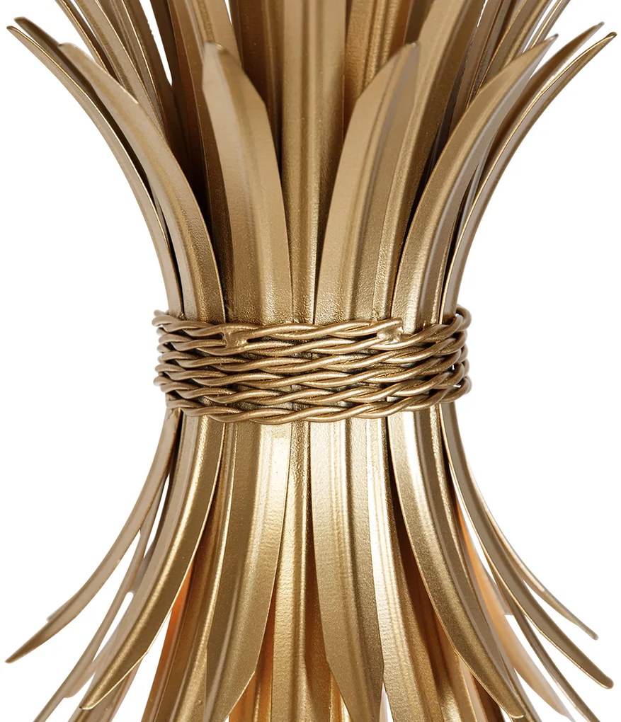 Lampa wisząca w stylu art deco złota - Wesley ArtDeco Oswietlenie wewnetrzne