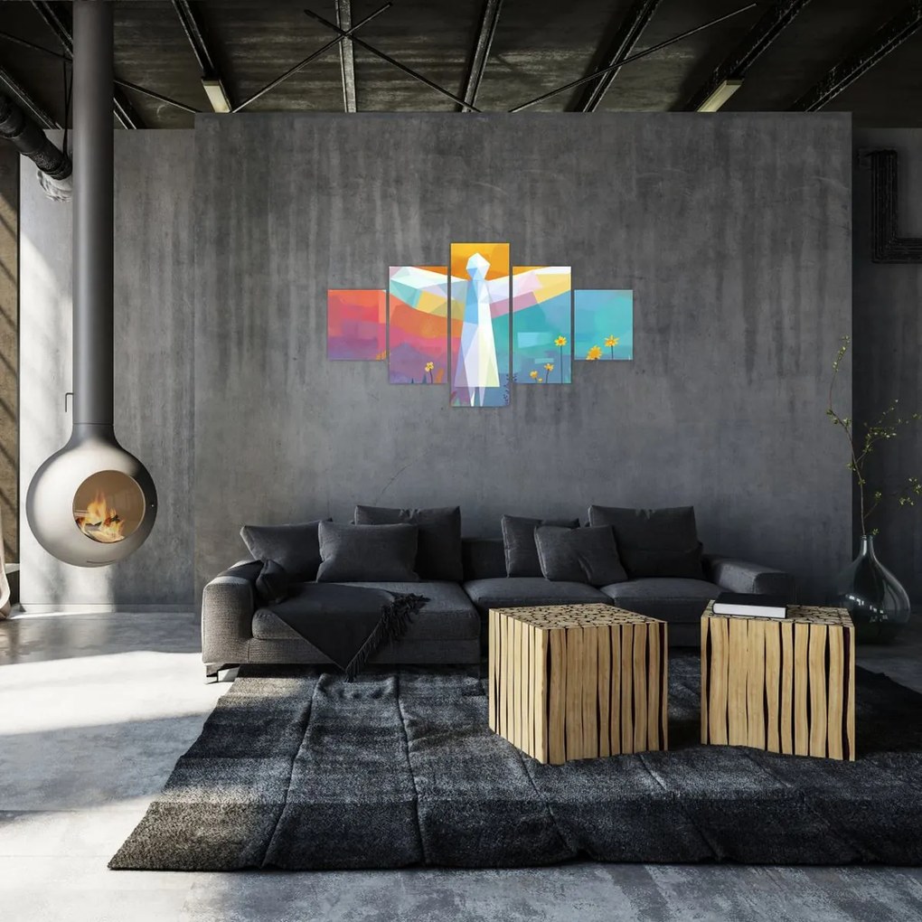 Obraz - Strażnik kwiatów (125x70 cm)