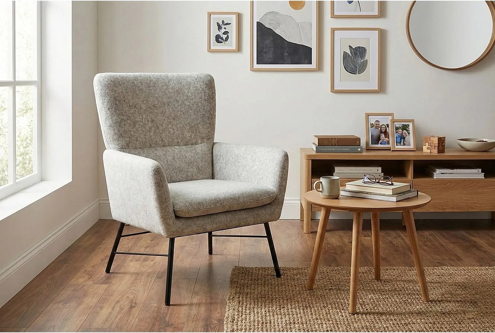 Nowoczesny fotel w kolorze niebieskim-ponadczasowy styl