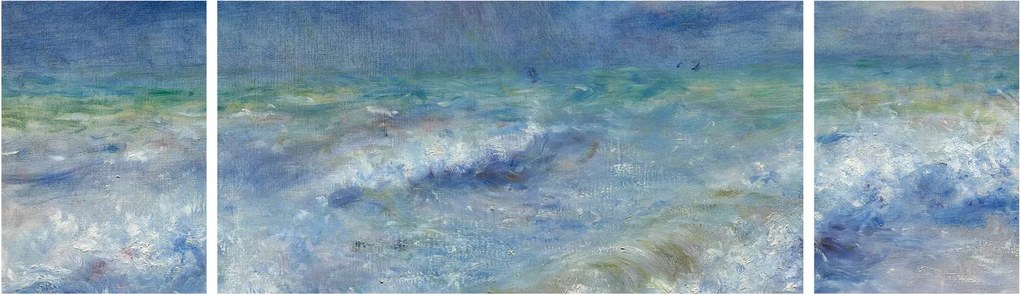 Obraz - Pierre-Auguste Renoir, Seascape, reprodukcje (170x50 cm)