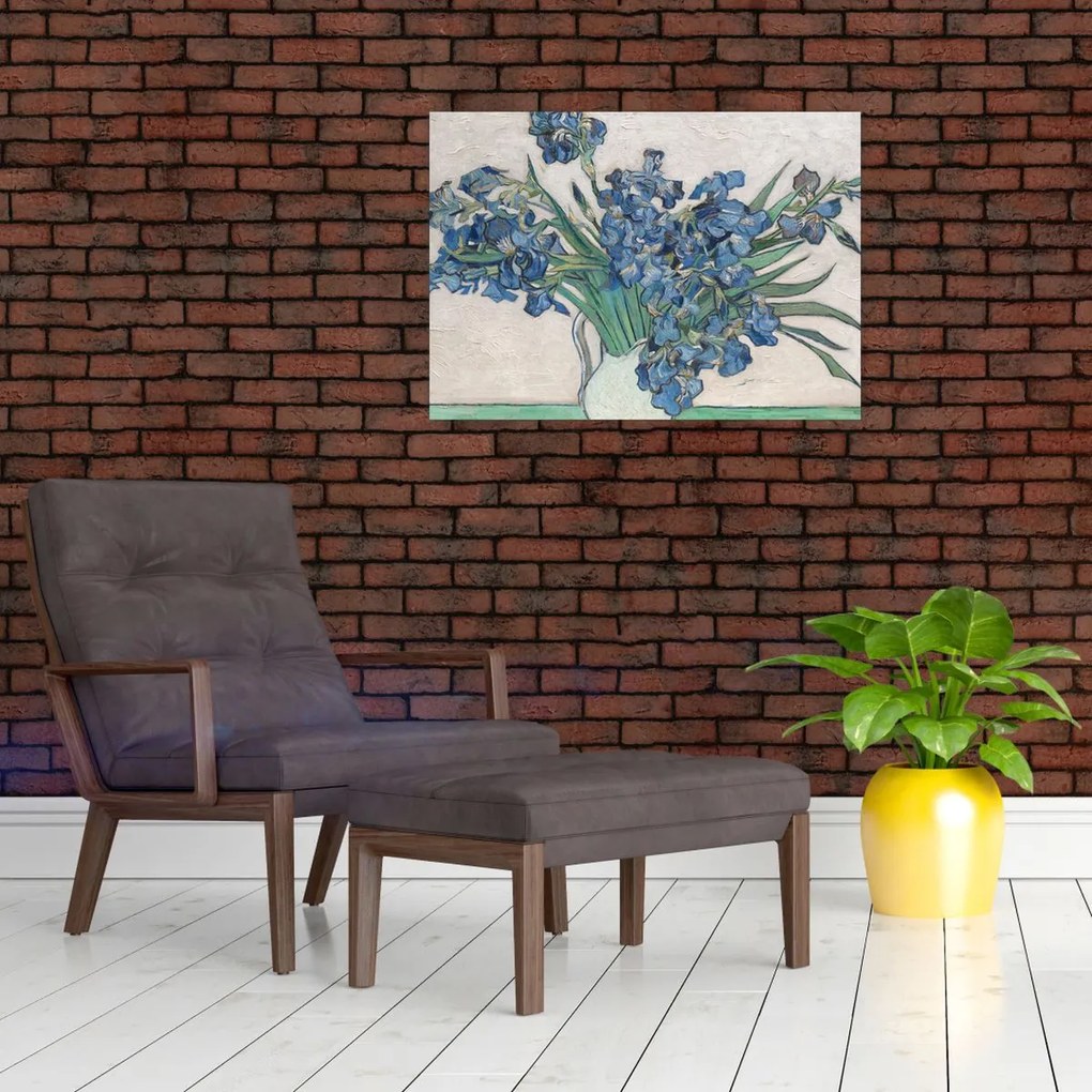 Obraz - Vincent van Gogh, Irises, reprodukcje (70x50 cm)