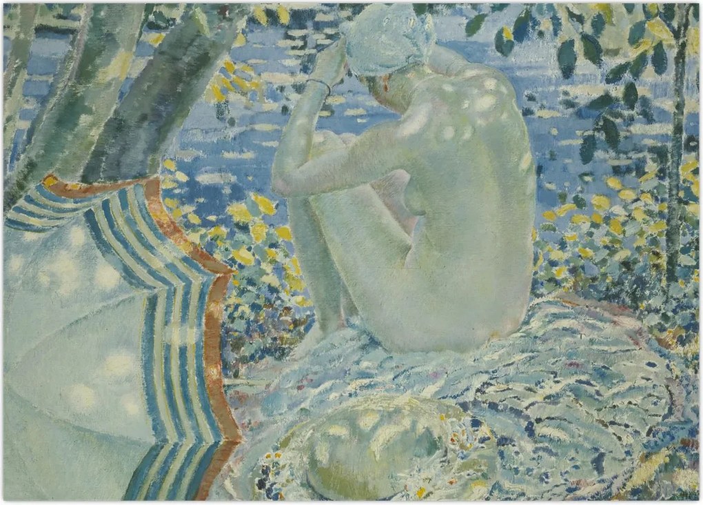 Obraz - Frederick Carl Frieseke, On the Bank, reprodukcje (70x50 cm)