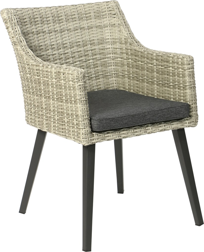 FLORENZ- ogrodowy fotel rattanowy - Towar rozpakowany (N371)