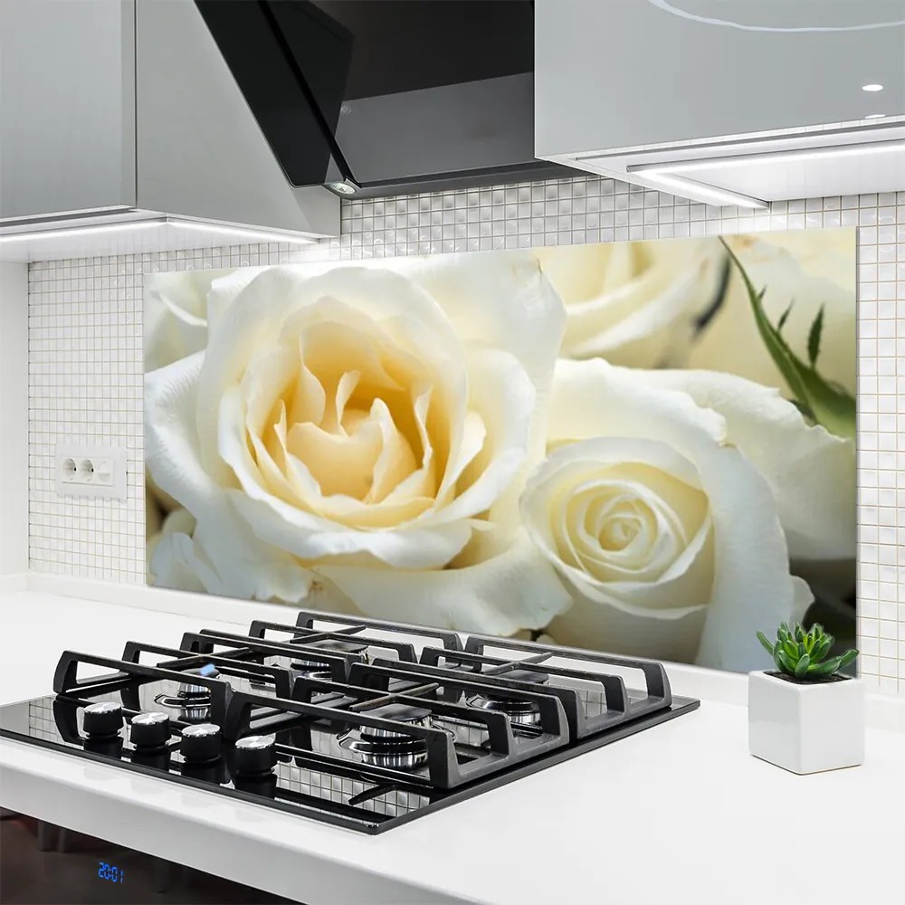 Panel Kuchenny Elegancja Czerwonych Róż