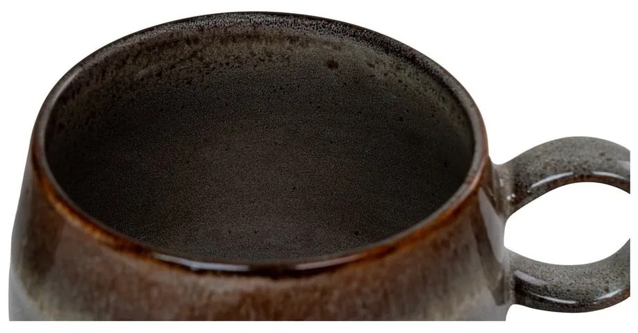 Szare kamionkowe kubki zestaw 4 szt. 500 ml Selma – House Nordic