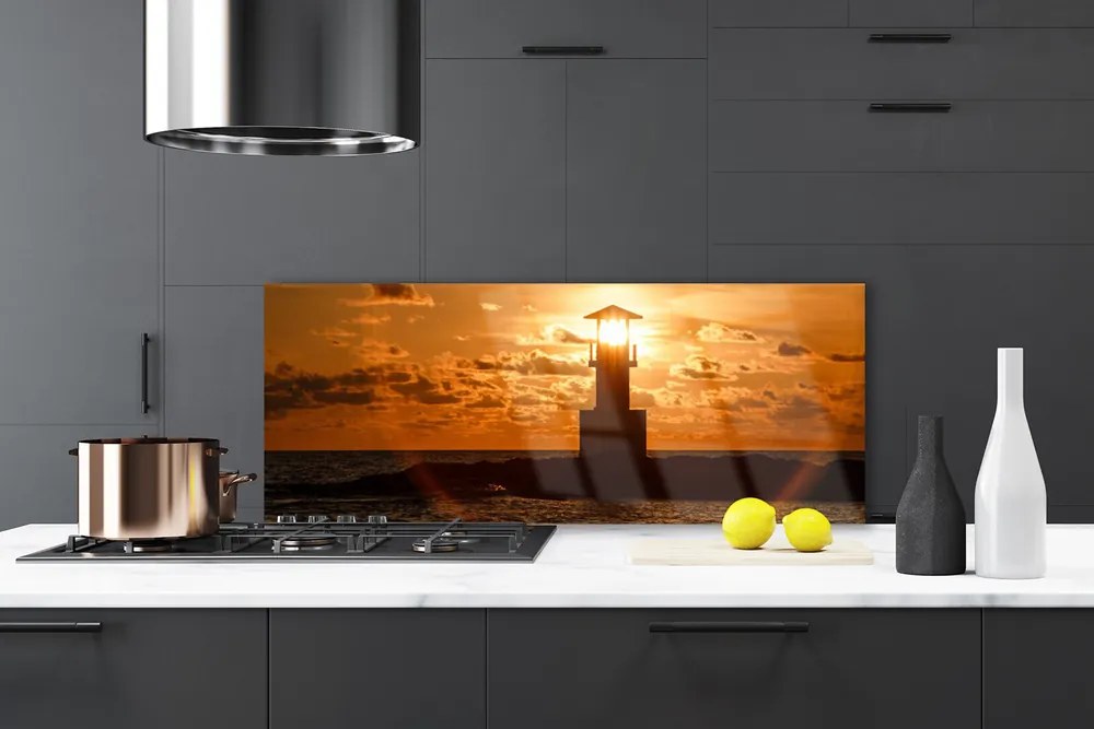 Panel nad blat kuchenny Klasyczna Latarnia O Poranku