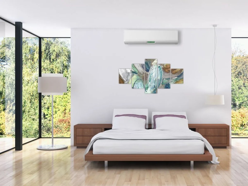 Obraz - Abstrakcyjny obraz postaci (125x70 cm)