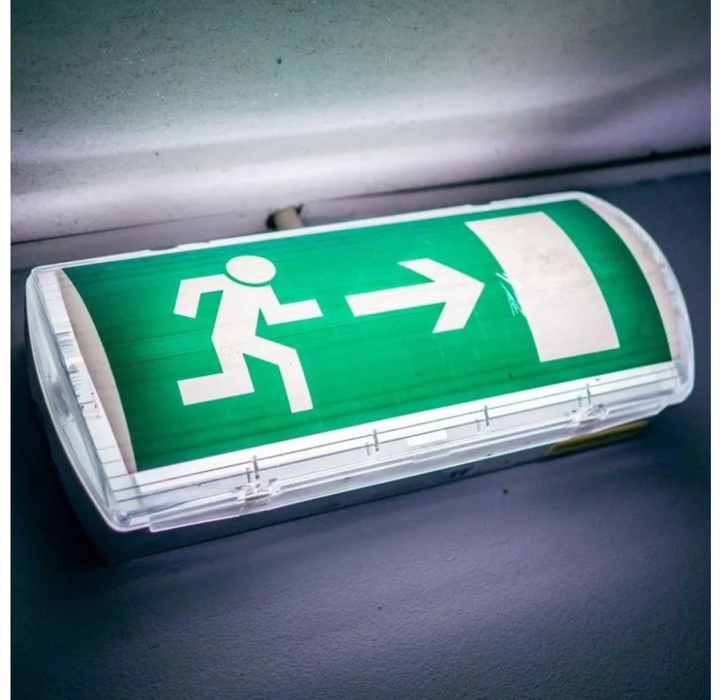 LED Oprawa awaryjna EMERGENCY EXIT LED/3W/230V 6400K IP65