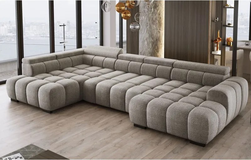 Narożnik BULL XL Lewostronny z elektryczną funkcją regulacji tkanina Eden 12 WERSAL