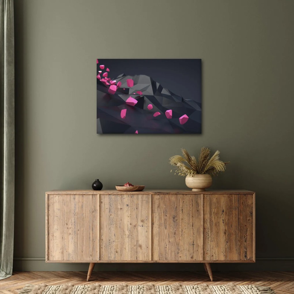 Obraz abstrakcji 3D (70x50 cm)