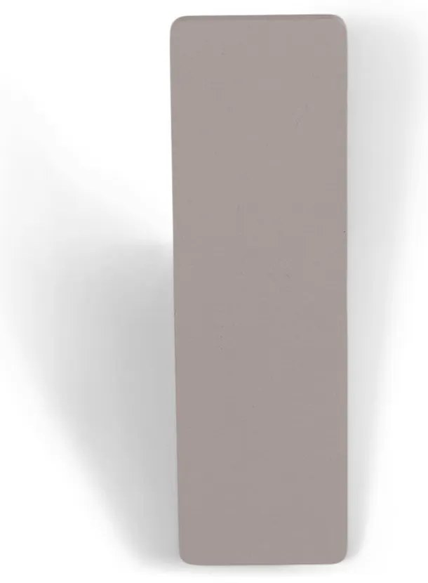 Szarobrązowy ścienny stalowy haczyk Angle – Spinder Design