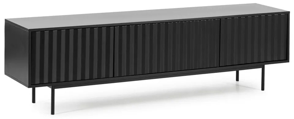 Czarna szafka pod TV 180x52 cm Sierra – Teulat