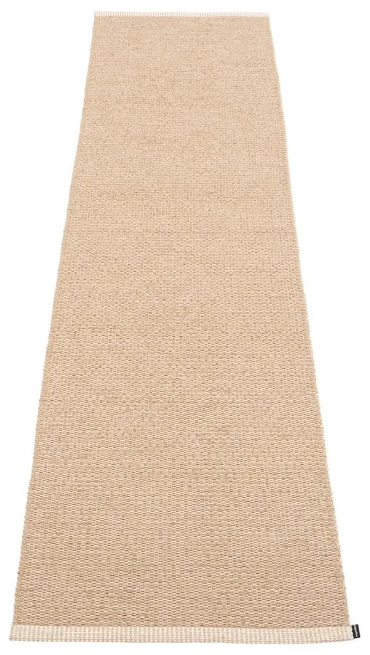 Beżowy chodnik odpowiedni na zewnątrz 60x250 cm Mono Light Nougat – Pappelina