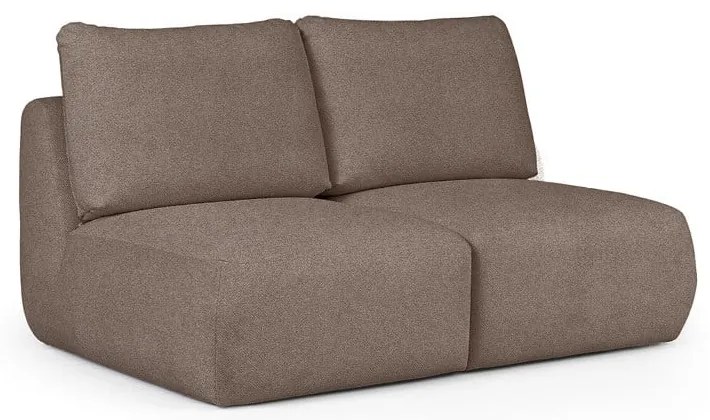 Brązowa sofa z materiału bouclé 164 cm Mirel – Rodier