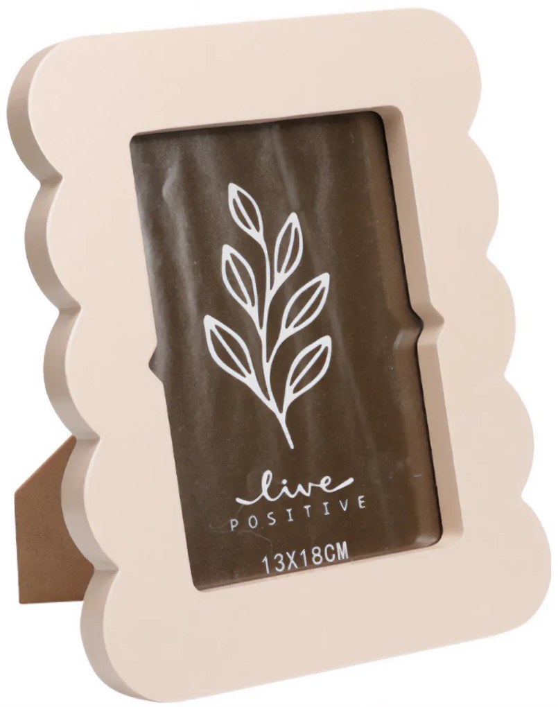 Ramka na zdjęcie z falowanym brzegiem BASE, 18,5 x 2,2 x 23,3 cm