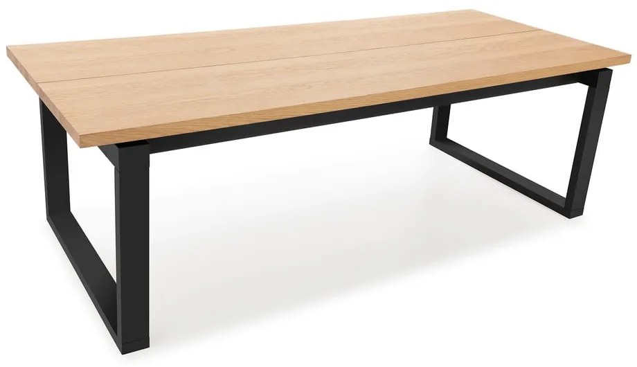 Stół z blatem w dekorze dębu 100x220 cm Rina – Marckeric