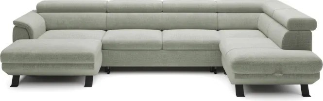 Narożnik RAVEN XL wolnostojący z funkcją spania tkanina Artico 37432 Piaskowy WERSAL