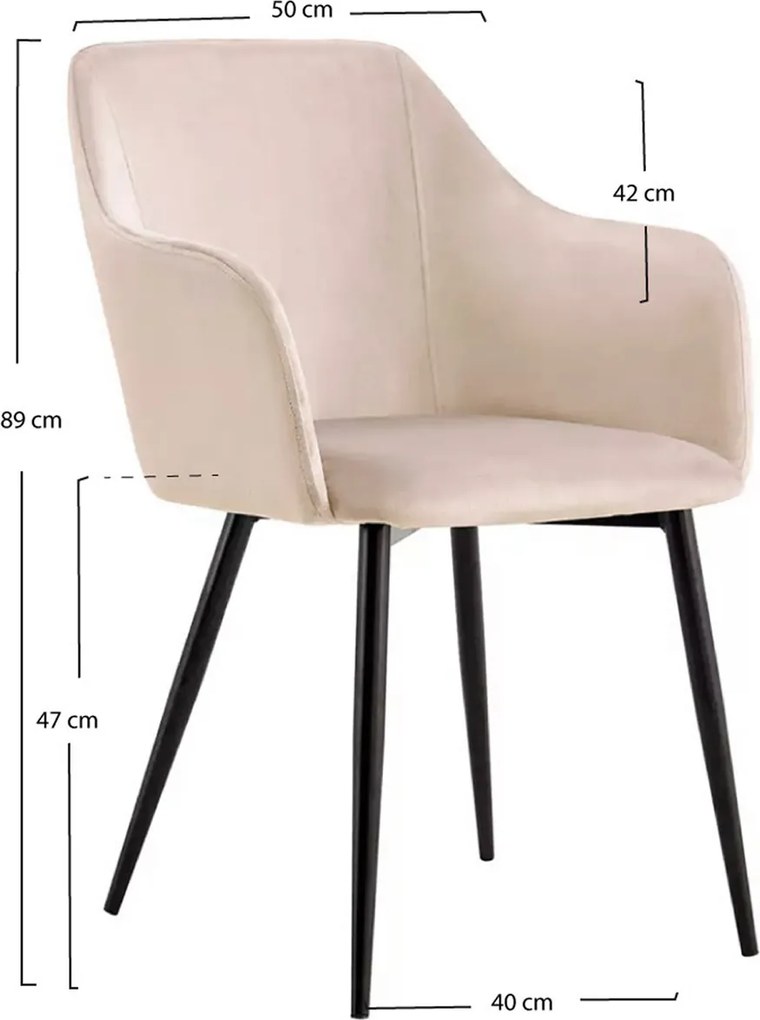 Pack 4 Sillas Puan Terciopelo