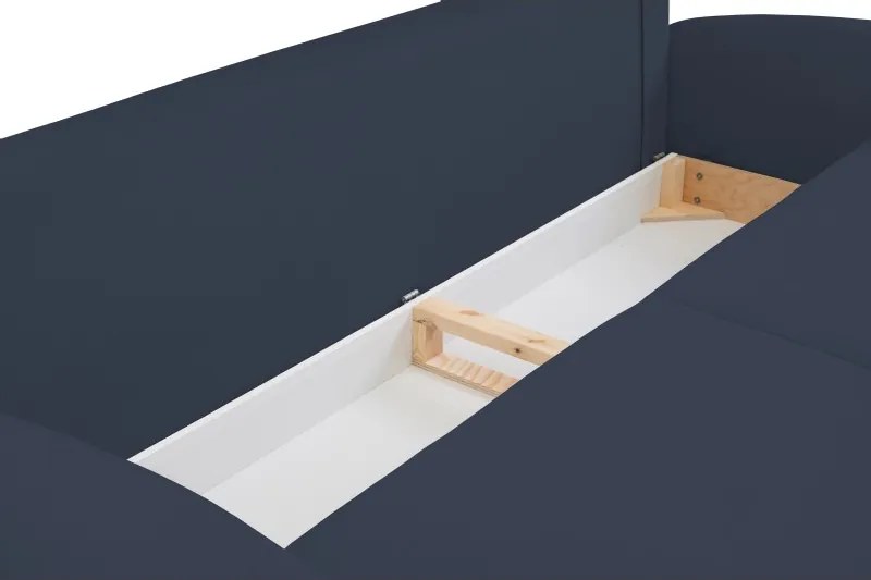 Sofa SOFT z funkcja spania i pojemnikiem CIEMNY NIEBIESKI RUN AGAIN 77