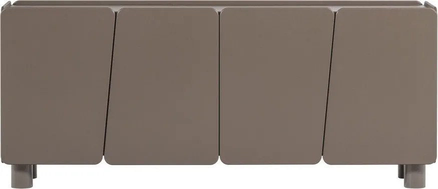 Brązowa komoda z litego drewna sosnowego 200x85x45 cm Root – WOOOD