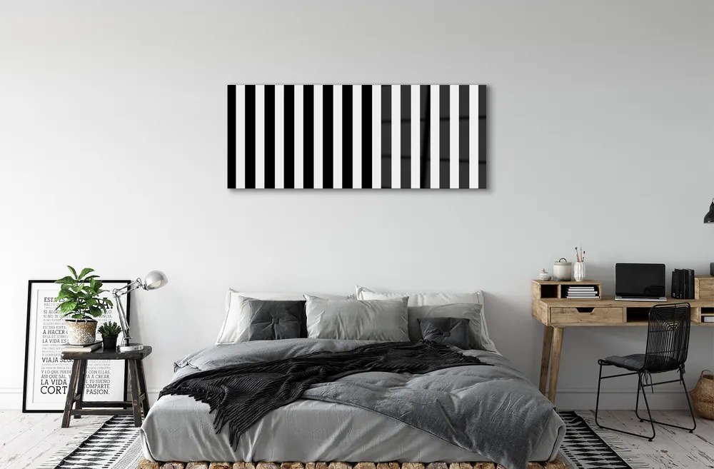 Obraz akrylowy Geometryczne paski zebra