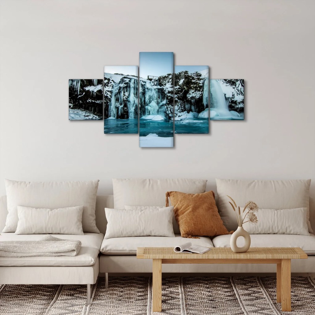 Obraz lodowców (125x70 cm)