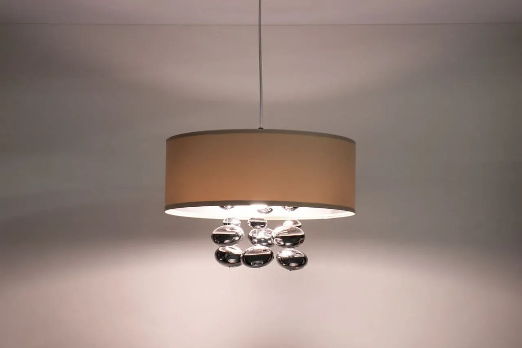 Lampa wisząca BUBBLE LIGHT 50cm kremowa BPS KONCEPT