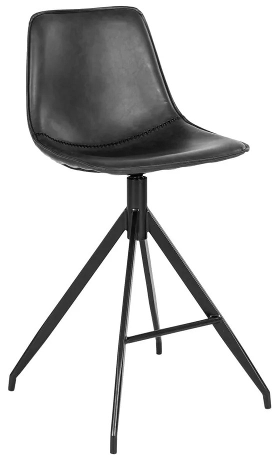 Czarne hokery zestaw 2 szt. 84 cm Monaco – House Nordic