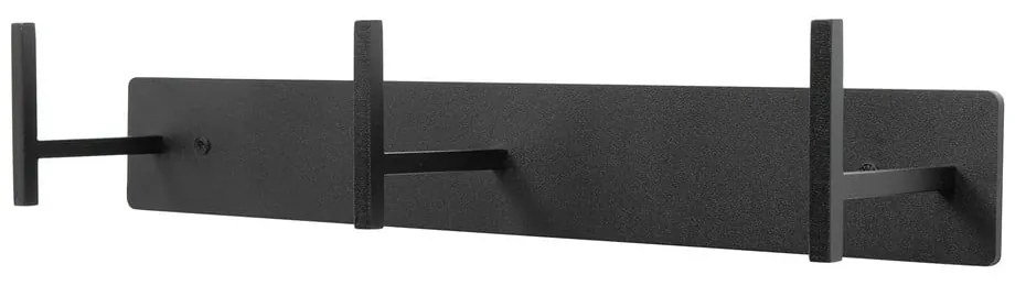 Czarny metalowy wieszak ścienny 44 cm Chapman – Spinder Design