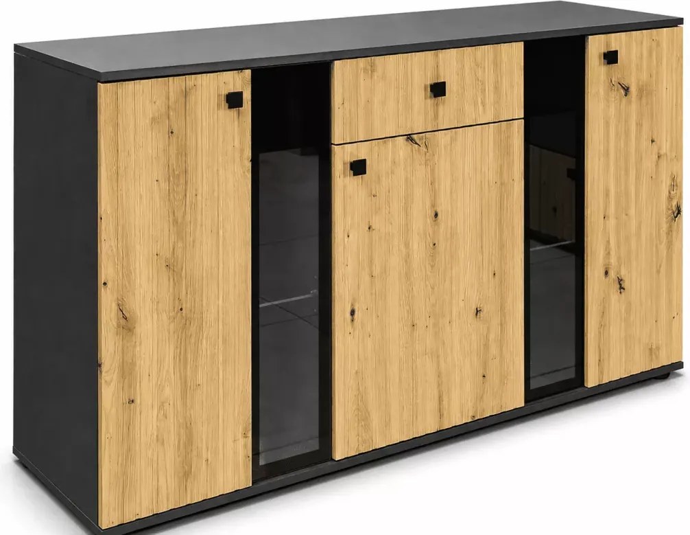 Komoda Salor w kolorze Dąb Artisan + Matera do salonu