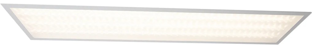 Nowoczesny panel LED do wbudowania biały 119,5 cm z LED - Fons Nowoczesny Oswietlenie wewnetrzne