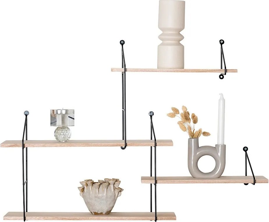 Półka Harlem, Brązowy, 17,5x99x62 cm, Kendra Home