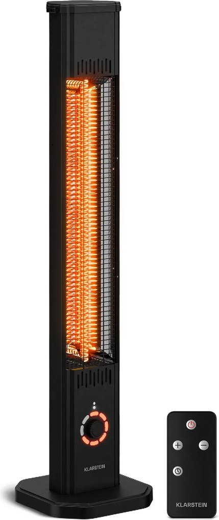 Klarstein Dualis Heat 2000W Promiennik Podczerwieni Czarny